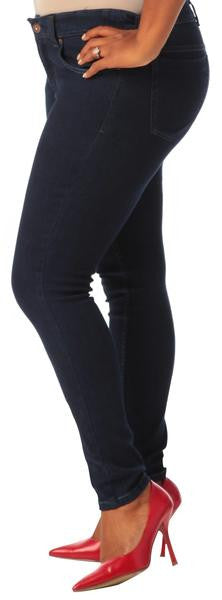 360 Stretch Skinny Jeans or Jeggings in Dark Navy Blue